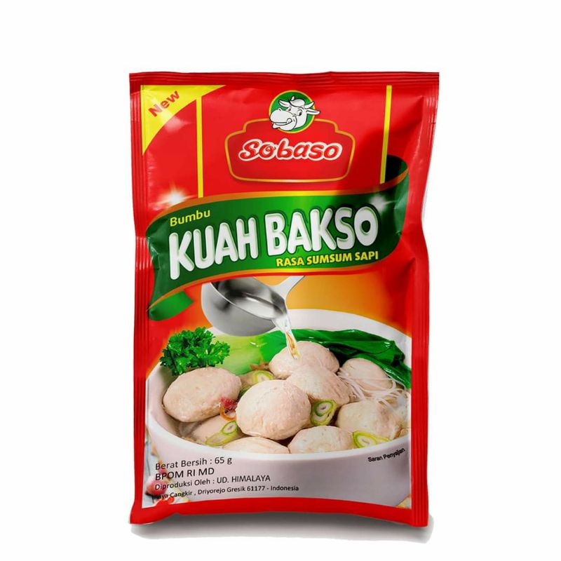 Bumbu Kuah Bakso Sumsum sapi Sobaso 65 gr