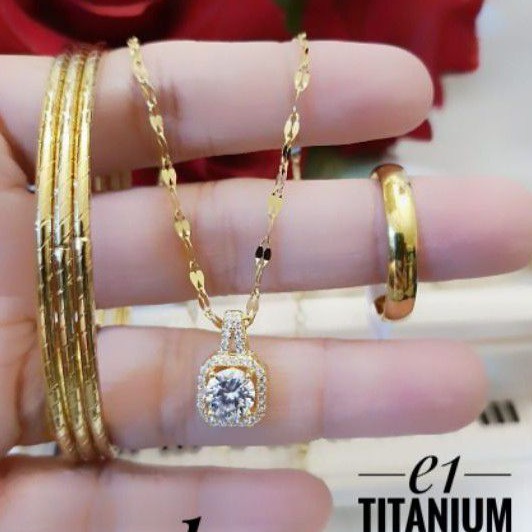 Titanium set perhiasan 2233l