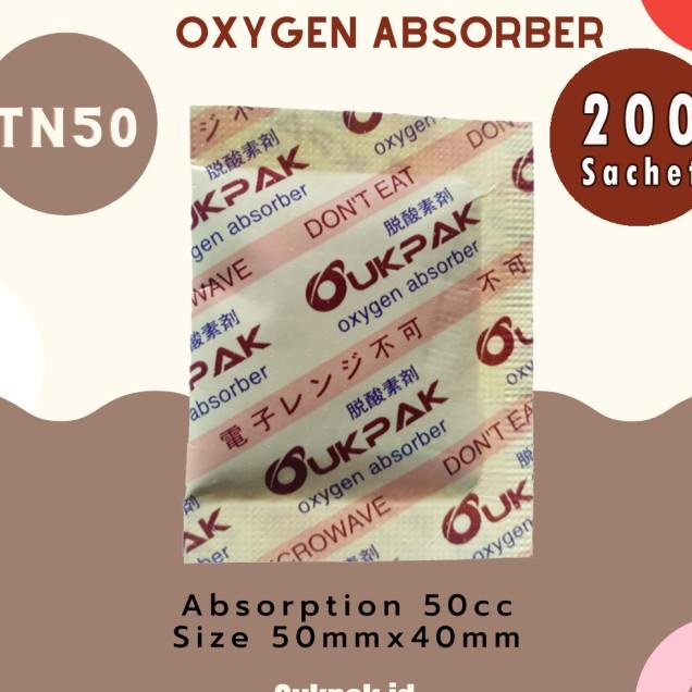 

Oukpak Pengawet Makanan 50Cc Oxygen Absorber Oksigen Halal