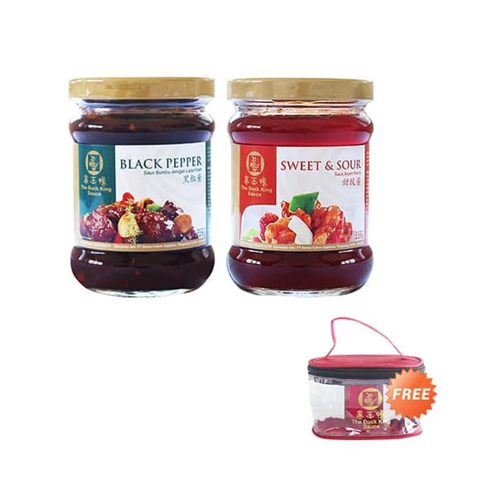 

The Duck King Sauce Paket Dua - Black Pepper + Sweet Sour