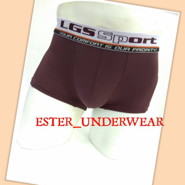 CELANA DALAM BOXER LGS 644 ISI 3Pcs