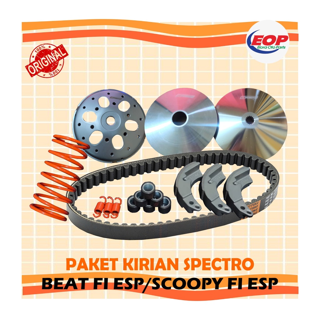 Paket Upgrade Kirian Spectro Daytona Beat FI ESP Scoopy FI ESP Solusi Anti Gredek Tanpa Bore Up