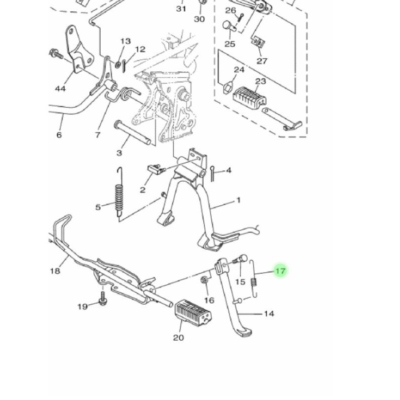 PER STANDAR 1 SAMPING JUPITER MX 135 LAMA OLD NEW NJMX - JUPITER Z NEW 115 ROBOT VEGA ZR RR ORIGINAL YGP 90506-23804