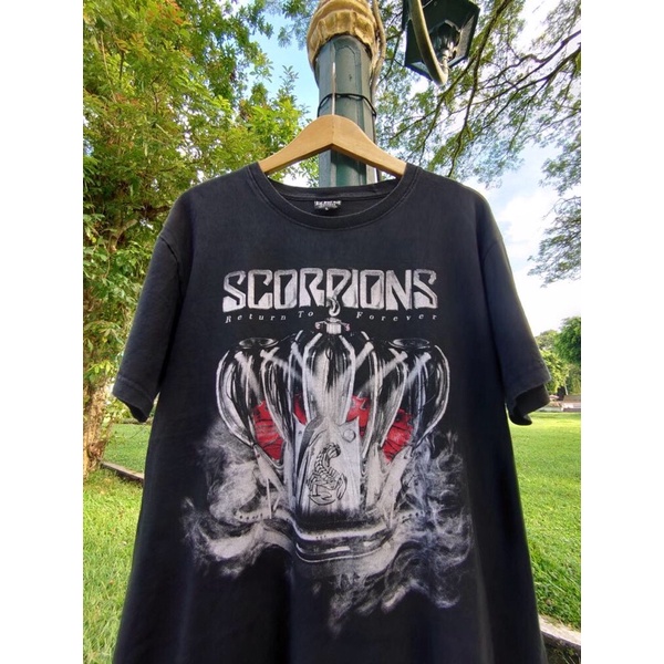 Kaos band scorpions / kaos vintage / kaos bekas