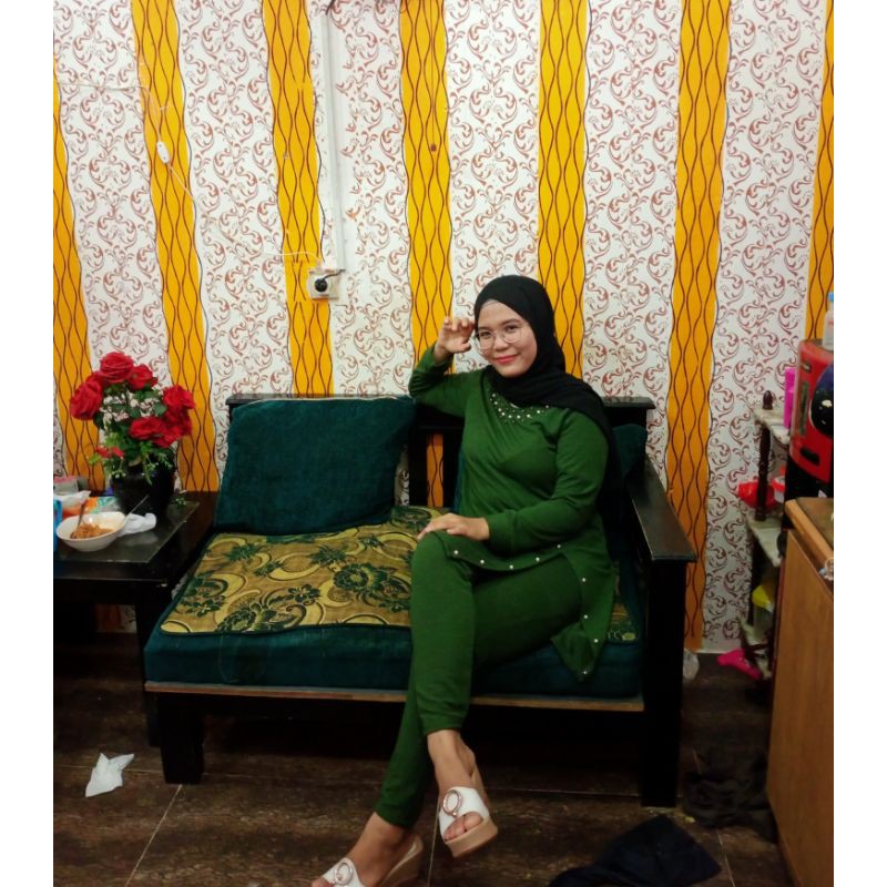Setelan Rajut LD 110cm