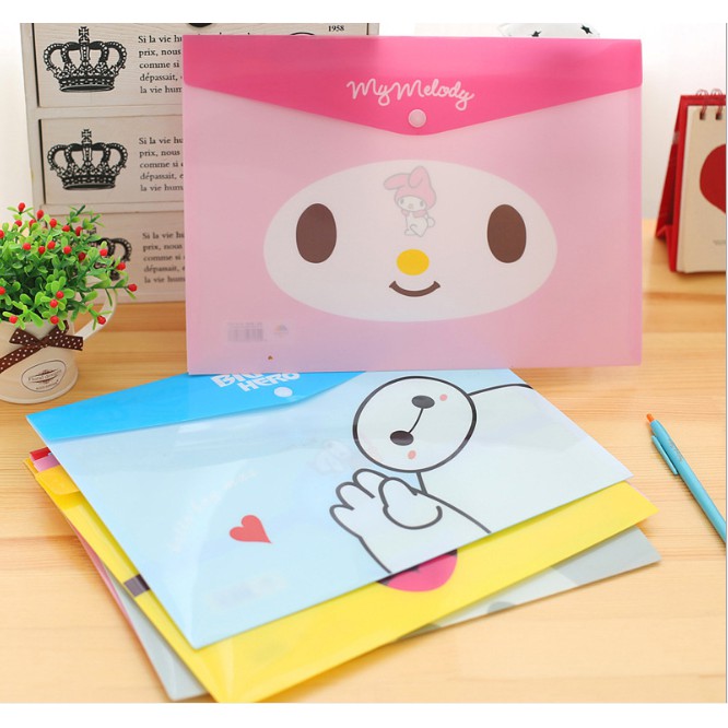 Map KARAKTER A4 Folder  Tempat Penyimpanan Dokumen Kertas  