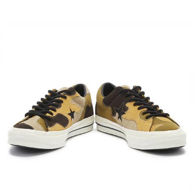 Converse One Star Low Top Camo Suede Black/Olive - Original