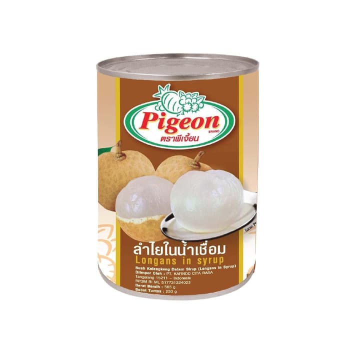 

Pigeon Longan in Syrup 565gr Thailand