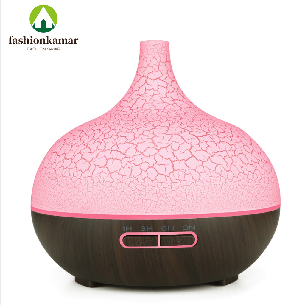 Humidifier Air 400ML Aromaterapi Difuser Model Pecah Dengan Remote (TIDAK FREE OIL)-1