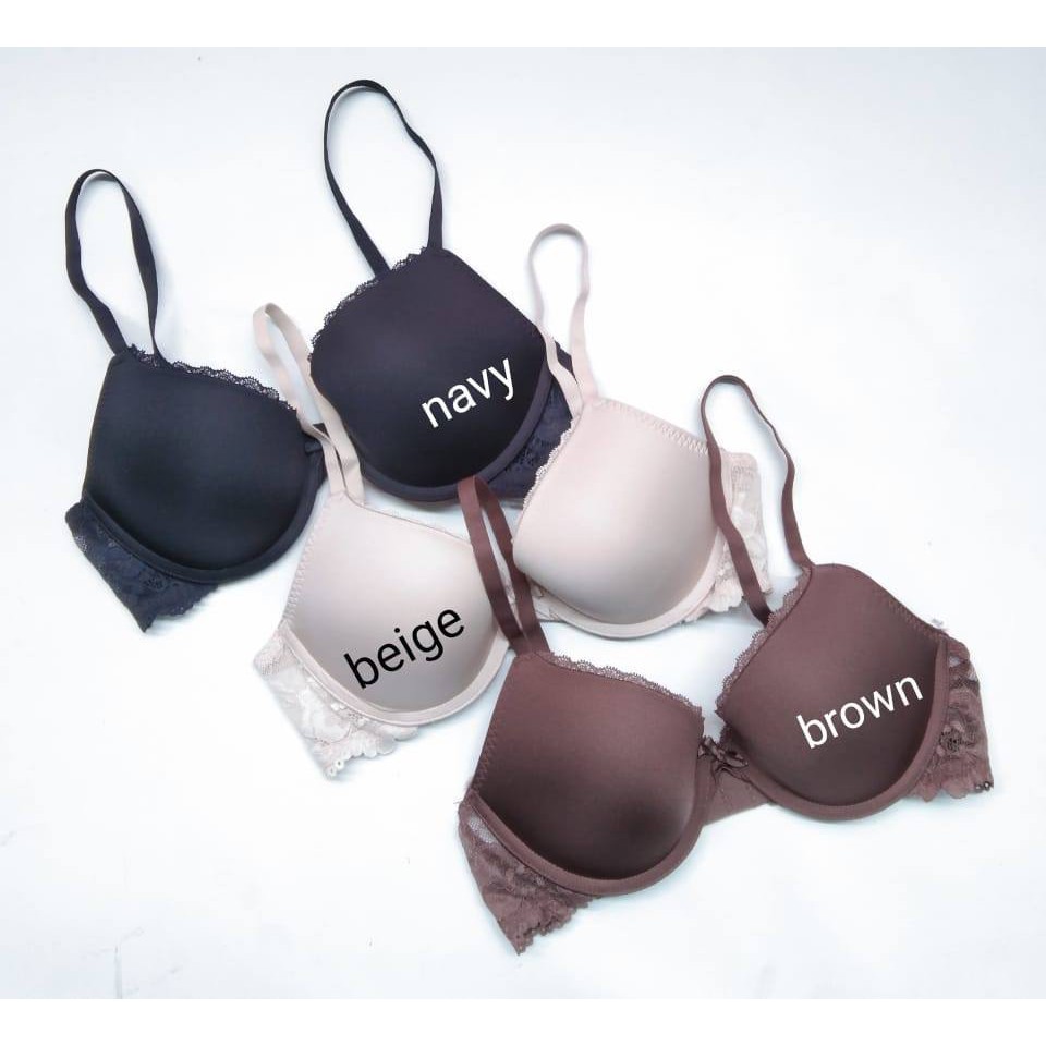 H-&--M BRA kode A push up BH dalaman wanita // sisa ekspor