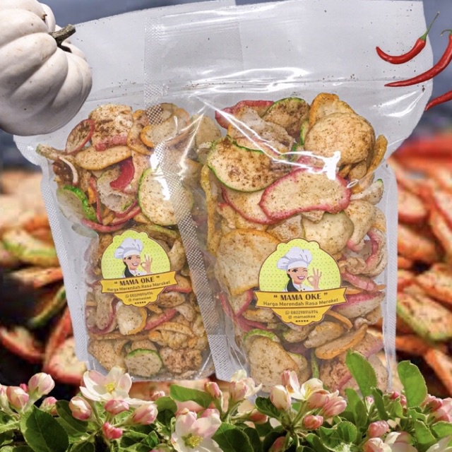 

Kerupuk Seblak Hot / Kerupuk jablay / Kerupuk pedas 100gr