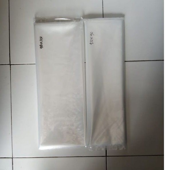 

Plastik packing ikan koi tebal 0.8 Murah -50 X 120