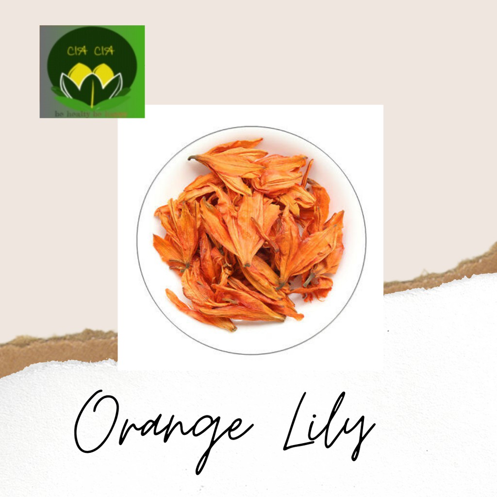 

Orange Lily Flower Tea / Teh Bunga Lily oren 10-12 gram