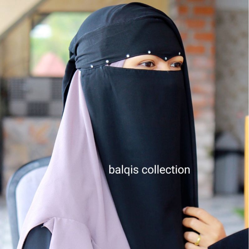 cadar niqob yaman elang manik sifon silky temboro