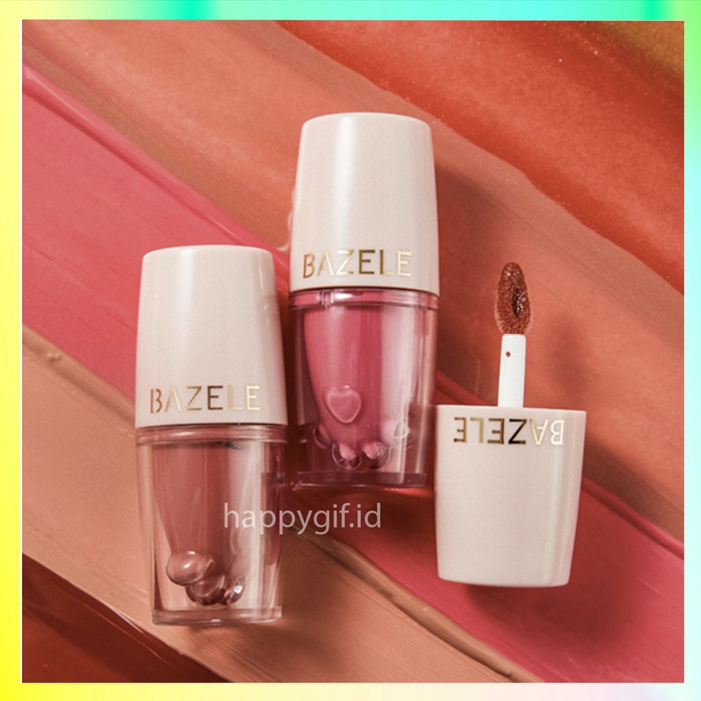 BAZELE Cat Paw Bright Lip GLaze Glitter Lipstik Watery Waterproof Tint Lipstick Pudaier XX020