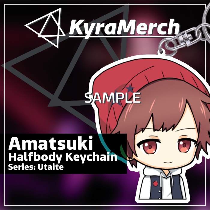 Keychain Halfbody Utaite Amatsuki
 | KyraMerch Anime Fanmerch Dealer