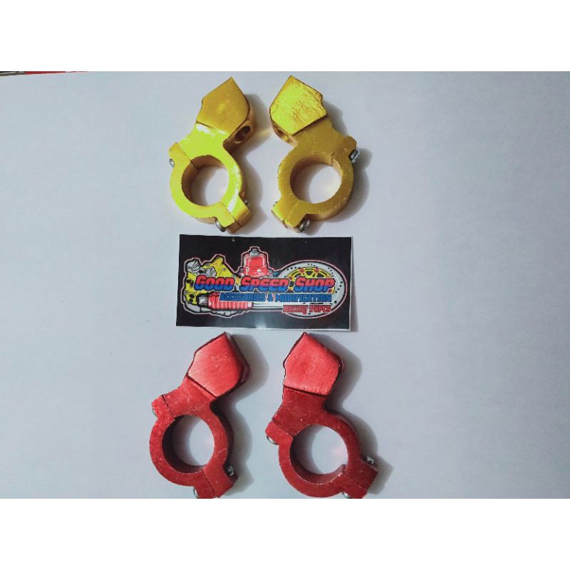 breket stang dudukan spion/breket dudukan spion cnc variasi harga sepasang universal