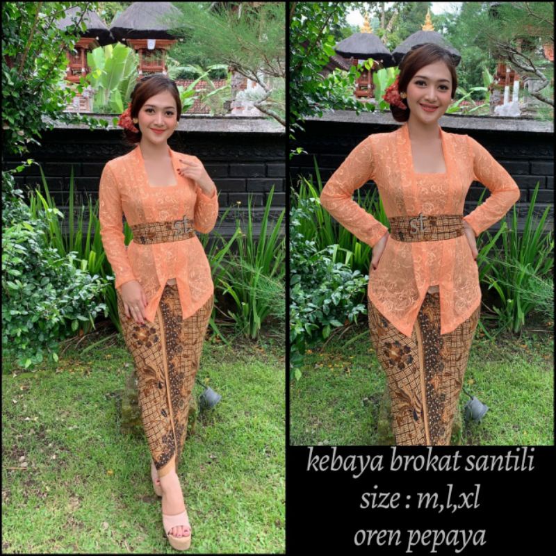 SALE KEBAYA BALI JADI STRAIT SANTILI (ATASAN KEBAYA SAJA)