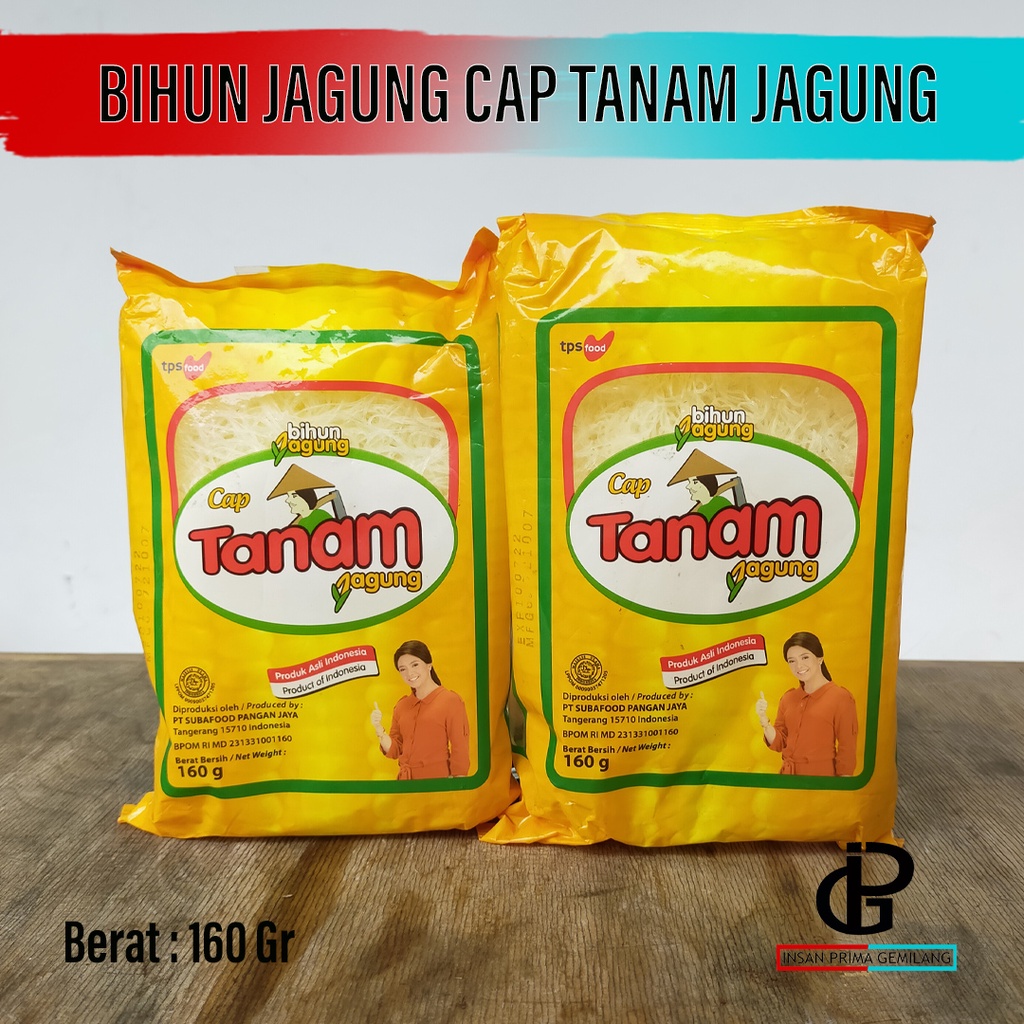 

BIHUN JAGUNG 160 GR CAP TANAM JAGUNG