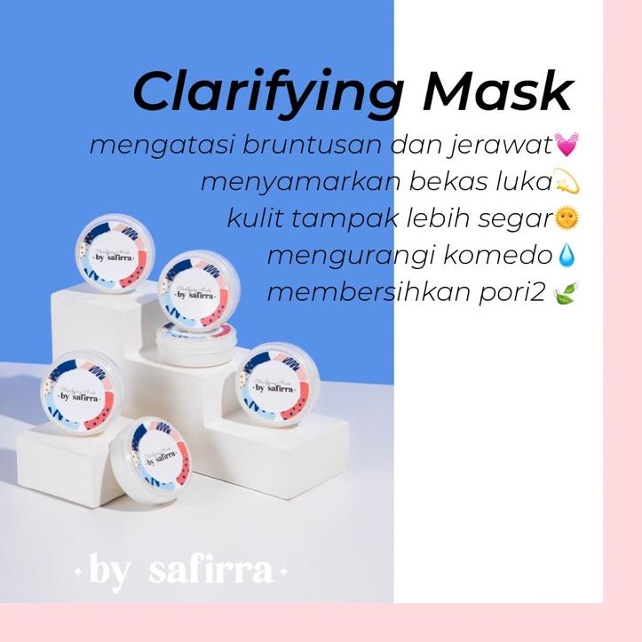 (xheq-61) CLARIFYING MASK BY SAFIRRA BPOM (LINK BARU) 421