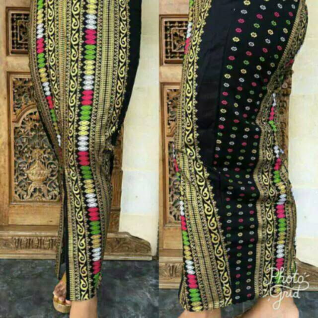 Kamen jadi rok bawahan kebaya prada jessica hitam