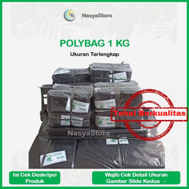 Polybag Polibag Polibek 1kg Ukuran 10x10 10x12 10x15 12x12 12x15 15x15 18x18 15x20 20x20 20x25 25x25 25x30 30x30 30x35 30x40 35x35 35x40 40x40 40x45 40x50 45x45 45x50 50x50