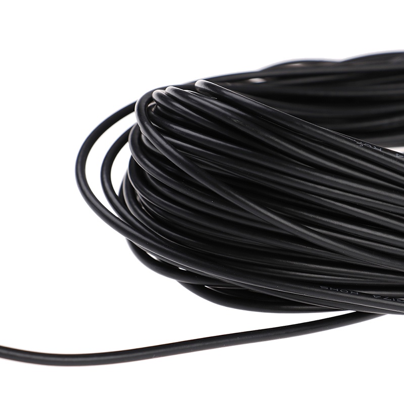 (LUCKID) 1pc Kabel extension Antena router WiFi RG174 RP-SMA male Ke male Panjang 20m