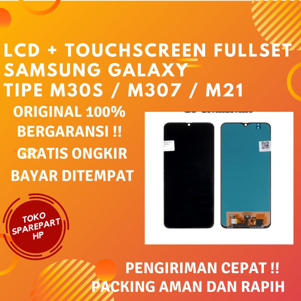 Lcd Ori Hp Samsung Galaxy M30s / M 30s / M30 s Fullset Layar Lcd + Touchscreen Original AMOLED/OLED