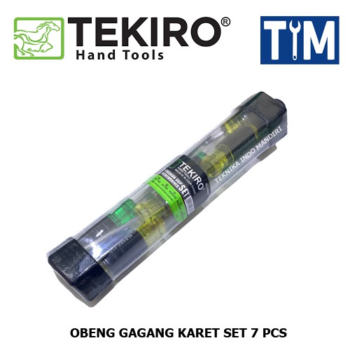 TEKIRO Obeng Gagang Karet Set 7 PCS