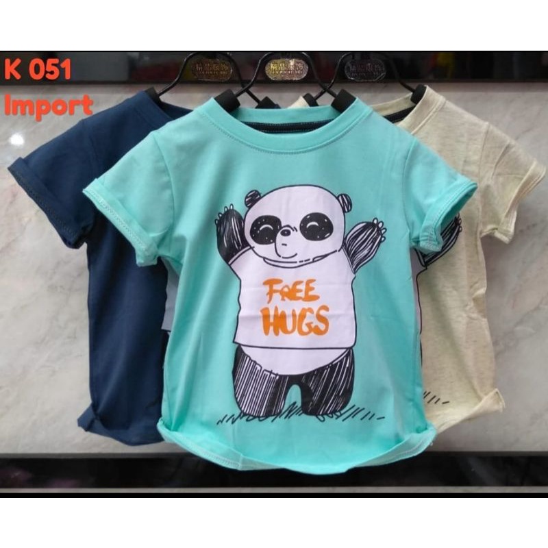 NEW KAOS ANAK PANDQ IMPORT /KAOS ANAK MURAH