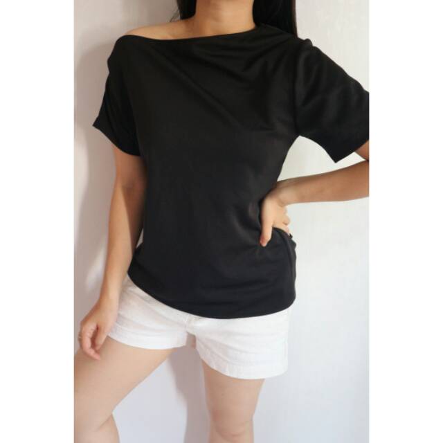 Blouse atasan tarzan sabrina scuba