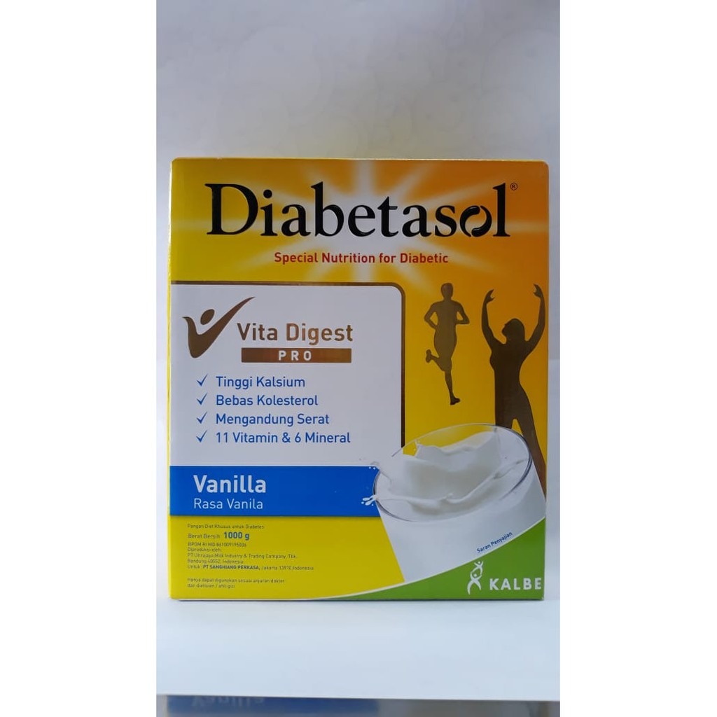 

DIABETASOL VANILA 1000G / 1KG - HTA SUSU PAMPERS ANAK TERMURAH