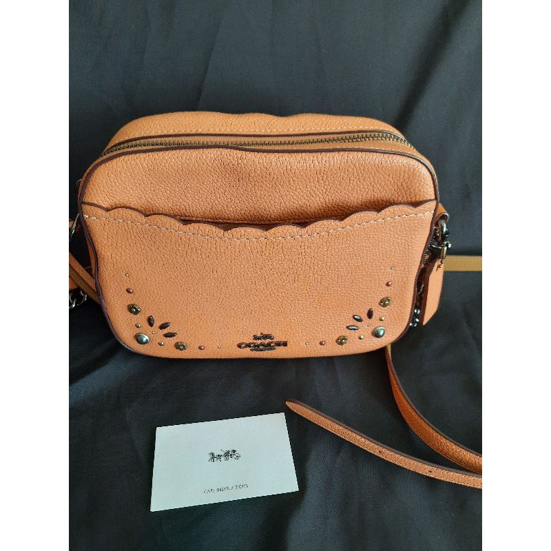 Tas Coach preloved authentic camera bag