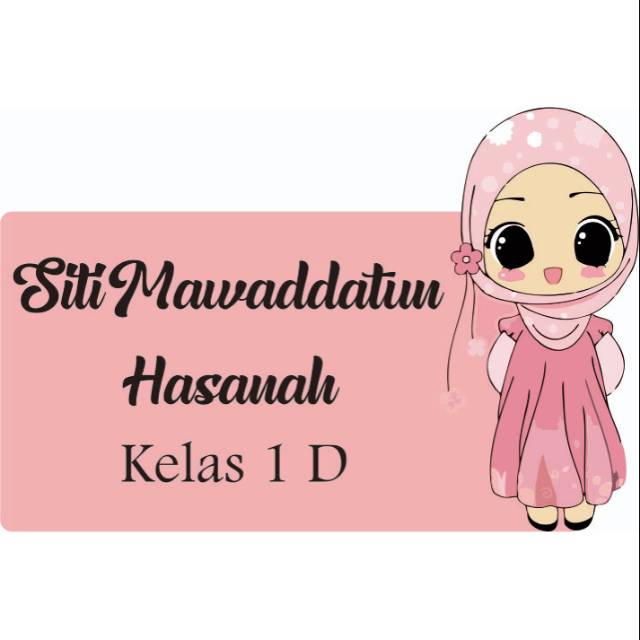 

Stiker label buku/ STIKER NAMA / stiker waterproof