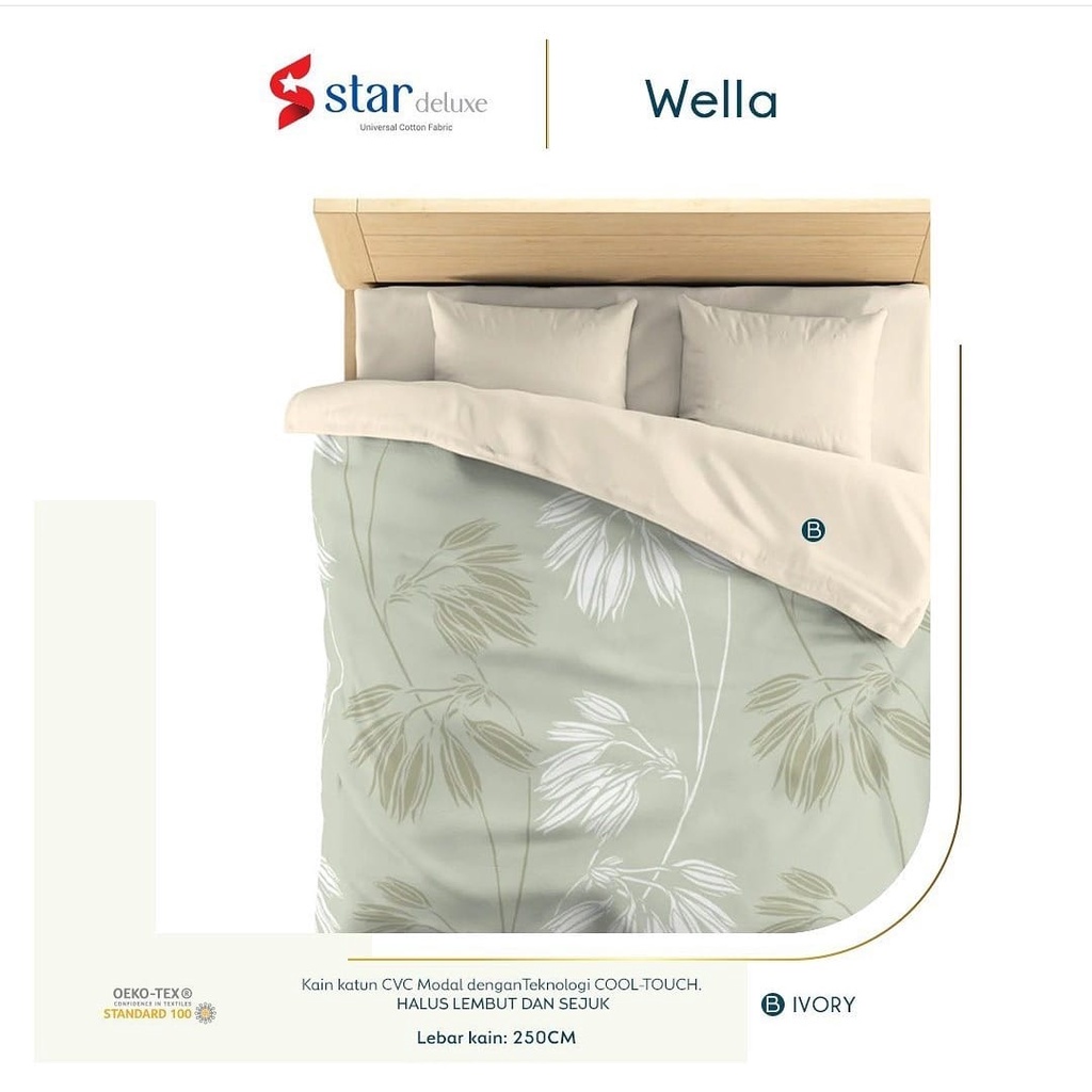 Sprei STAR Wella Hijau