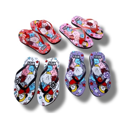 Sandal Anak Perempuan BT21 New Kren