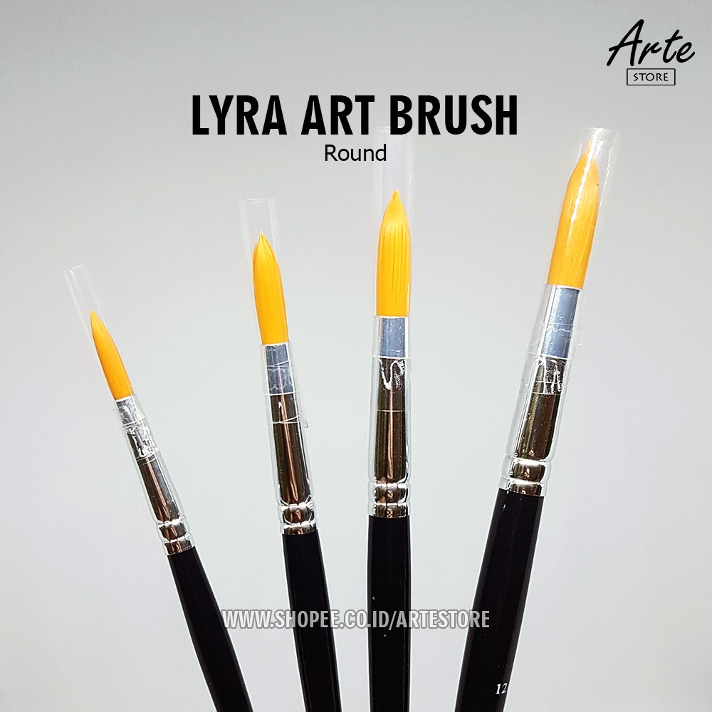 Kuas Lukis LYRA Bulat set isi 12 pcs