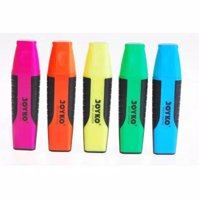 

Stabilo marker pen bermutu tinggi mark pen HIGHLIGHTER JOYKO ESCO 1 WARNA DAN 2 WARNA TWIN MARKPEN