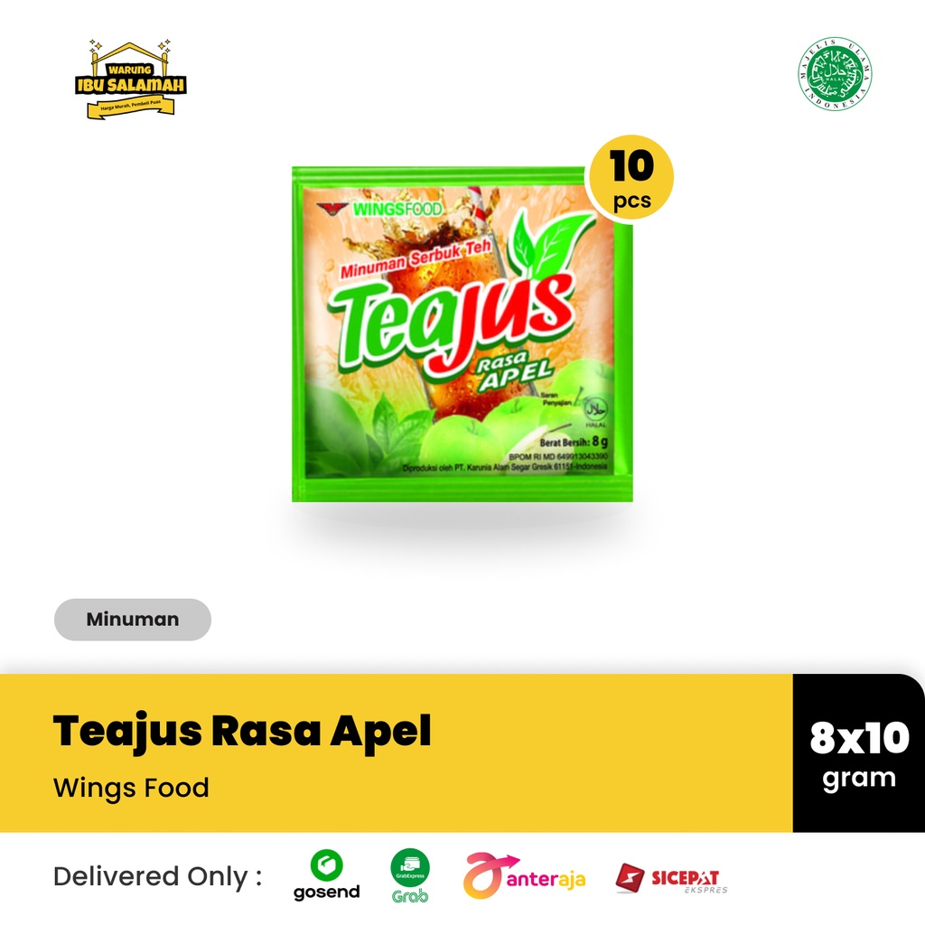 

Tea Jus Rasa Apel Sachet - [SERENCENG]