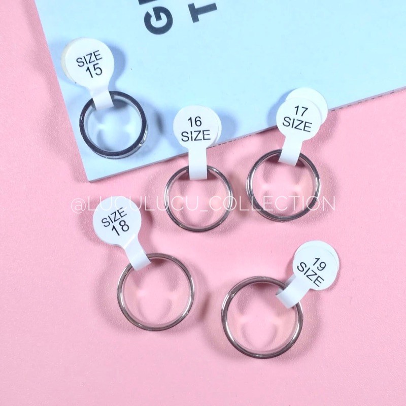 Cincin Monel / Cincin Titanium / Cincin Couple / Couple Ring / Cincin Pasangan / Cincin Stainless St