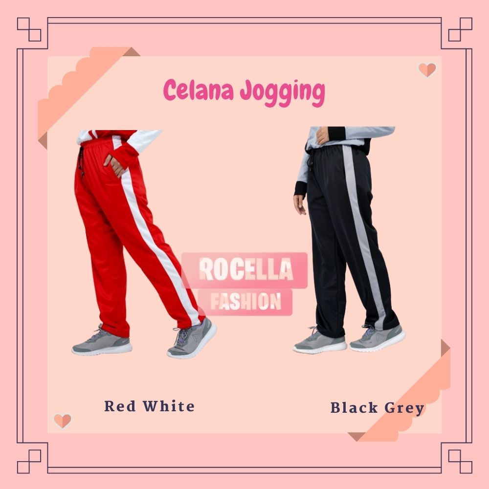 ROCELLA CELANA JOGGING ZAMORA, CELANA SEPEDA, CELANA TRAINING, CELANA OLAHRAGA, CELANA JOGGER LEGING