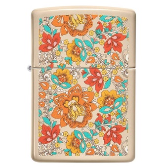 Original Zippo Vintage Floral Design Madein USA