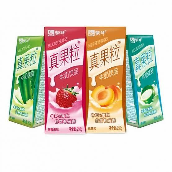 

Meng Niu Zhen Guo Li Real Fruit Milk Drink Susu Dengan Butiran Buah Berkualitas