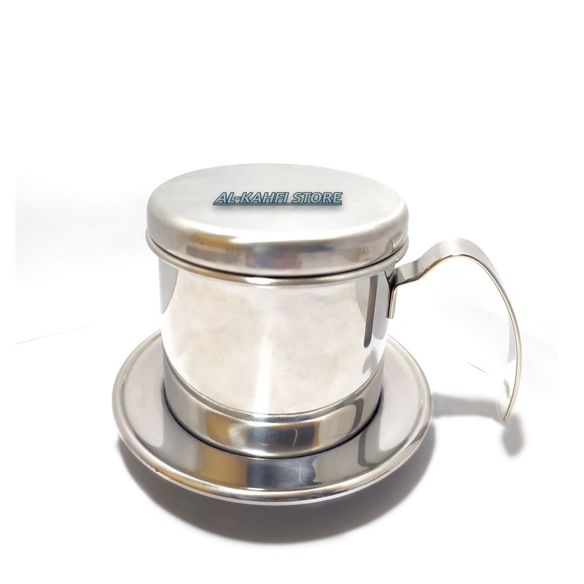 Vietnam Drip Sekrup Stainless Coffee Maker 200ml Alat Kopi Vietnam Drip Sekrup 200ml