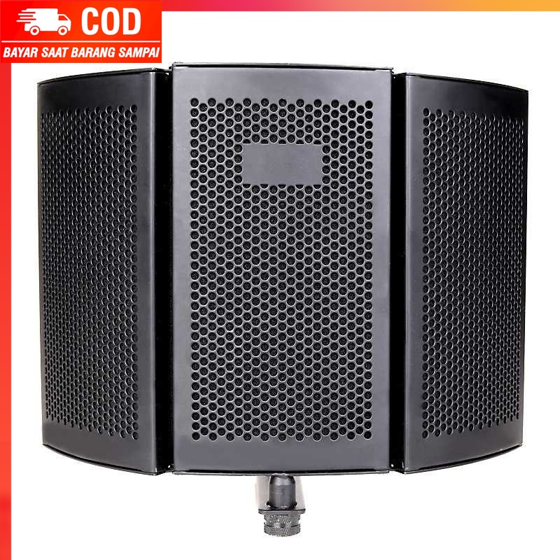 (100% BARANG ORI) RODD Microphone Three-door Soundproof Wind Screen Noise Reduction HN15