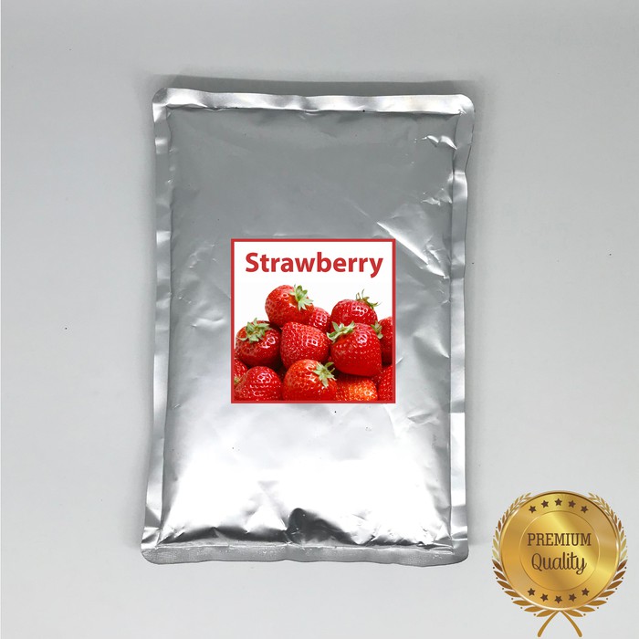 

Strawberry flavor drink powder. bahan minuman bubuk. kualitas bagus