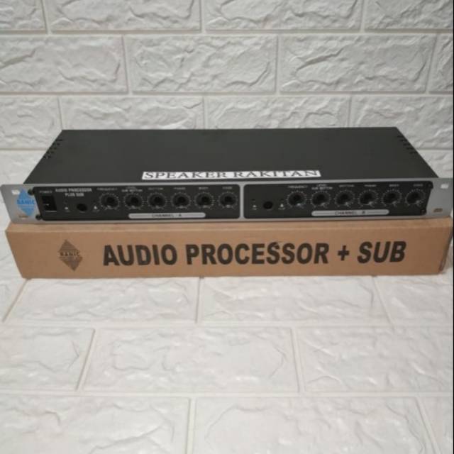 Box Audio Processor + Subwoofer 851