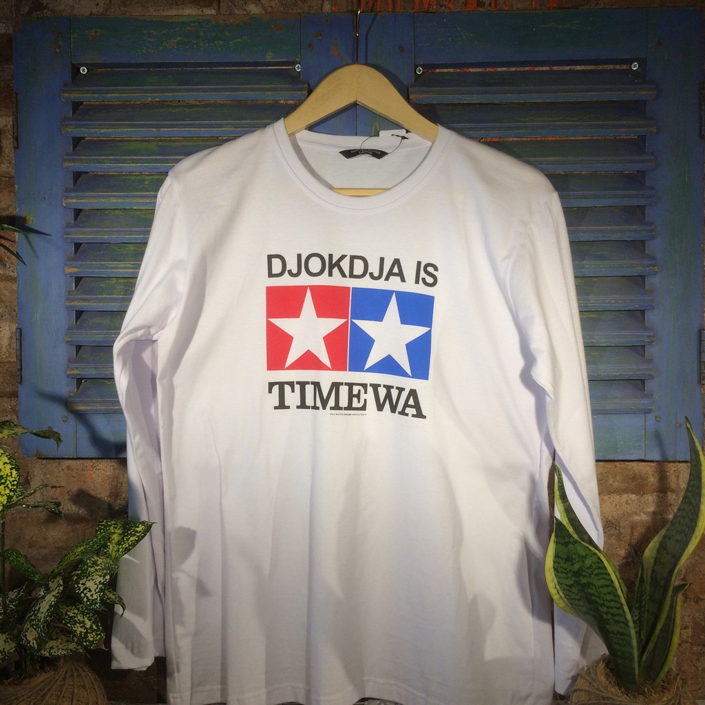KAOS PANJANG DAGADU JOGJA MURAH LUCU WARNA PUTIH