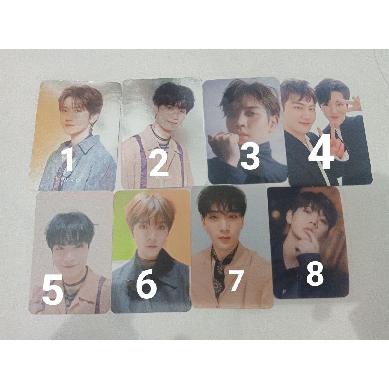 NUEST PHOTOCARD OFFICIAL REN, JR, BAEKHO