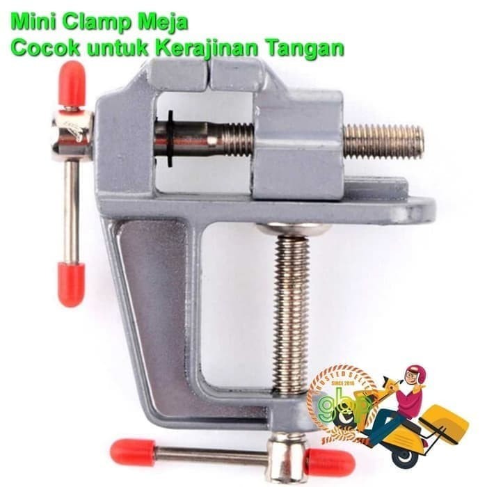 Catok Bor Meja Mini Universal Bench Vise Mini DIY Alat Tukang Kayu